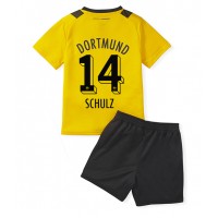 Borussia Dortmund Nico Schulz #14 Hjemmebanesæt Børn 2022-23 Kortærmet (+ Korte bukser)